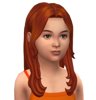 S4S screenshot of a frankenmeshed auburn hair